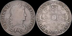 Стюарт Карл - II Крона 1663.jpg