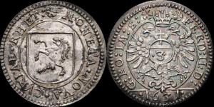 Кантон Graubünden Chur Ferdinand II Holy Roman Emperor, 1619-1637  Groschen 1631 (21мм, 1,76гр.).jpg