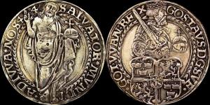 Швеция - Густав Ваза (1521 - 1560) - далер 1544 мд Свартсьо (Dav. 8697)1.jpg