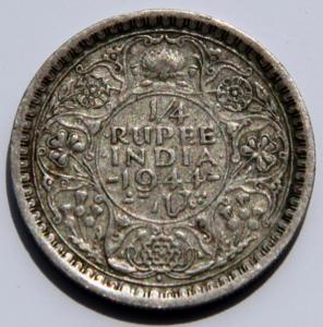 1 Индия Британская четверть руп 44г.jpg