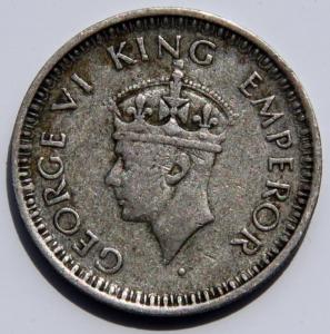 2 Индия Британская четверть руп 44г.jpg