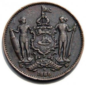 2 Британское Северное-Барнео 1цент 888г.jpg