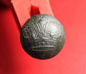 Пуги КОРОНА. №15 Полушка 1730г перечекан. 1735 010.JPG