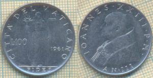 Ватикан 100 лир 1961  28.jpg