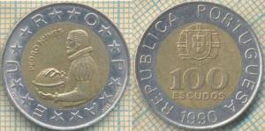 Португалия 100 эскудо 1990  110.jpg