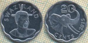 Свазиленд 20 центов 2015  13.jpg