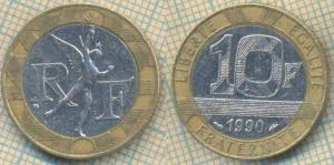 Франция 10 франков 1990  107.jpg
