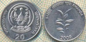 Руанда 20 франков 2009  103.jpg