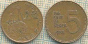 Юж Корея 5 вон 1968  38.jpg