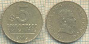 Уругвай 5 песо 2005  275.jpg