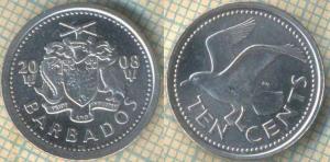 Барбадос 10 центов 2008  170.jpg