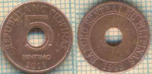 Филиппины 5 сентимо 2011  201.jpg