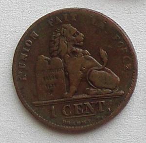 IMG01711Выст Бельгия 1 сантим 1907.jpg