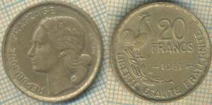 Франция 20 фр 1951  2105.jpg