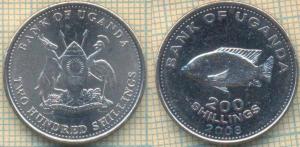 Уганда 200 шиллингов 2008  2198.jpg