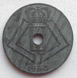 IMG01727Выст Бельгия 10 сантим 1943.jpg