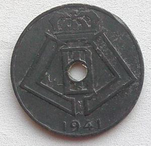 IMG01727Выст Бельгия 10 сантим 1941.jpg