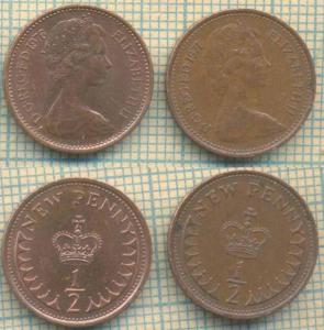 Великобритания  полпенни 1971 76  2387.jpg