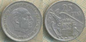 Испания 25 песет 1957  485.jpg
