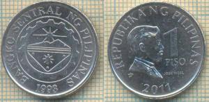 Филиппины 1 писо 2011  1127.jpg