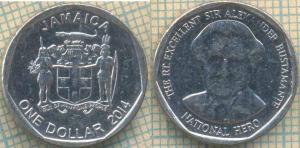Ямайка 1 доллар 2014  527.jpg