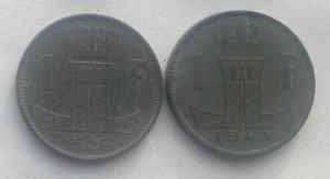 IMG02903выст Бельгия 1 франк 1942 и  1943.jpg