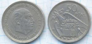Испания 50 песет 1957  3257.jpg