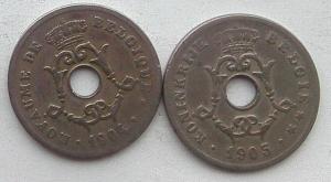 IMG02838выст Бельгия 10 сентов 1904 и 1905.jpg