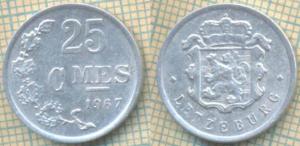 Люксембург 25 сантимов 1967  4829.jpg