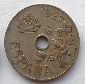 IMG03596выст Испания 25 сентим 1927.jpg