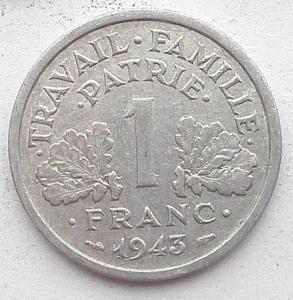 IMG04714выст Франция 1 фр 1943 Виши.jpg