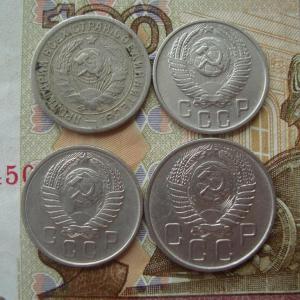 Лот 4 монеты ав..jpg