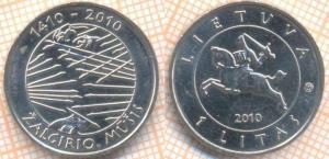 Литва 1 лит 2010  6862.jpg