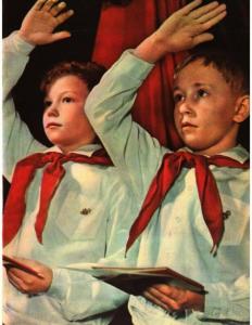 1961 Юные ленинцы Алеша Пиляев и Игорь Усаков. Москва Бальтерманц2_1174796.jpg