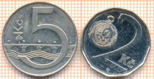 Чехия 2 монеты 2797а.jpg