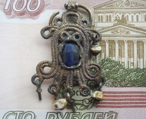 Серебряная серьга 17-18вв (3).JPG