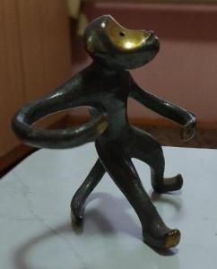 Подставка для солонки и перечницы Обезьяна, СССР (3).jpeg