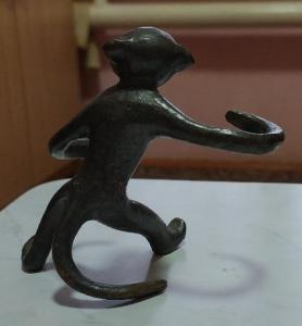Подставка для солонки и перечницы Обезьяна, СССР (5).jpeg