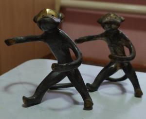 Подставка для солонки и перечницы Обезьяна, СССР.jpeg