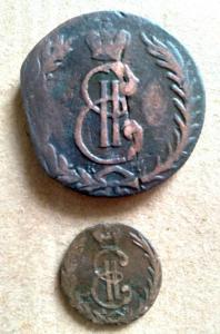 5 копеек 1767 КМ, Денга 1768 КМ (2).jpg