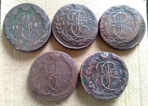 5 копеек 1768, 1769, 1775, 1783, 1785 годов (1).jpg