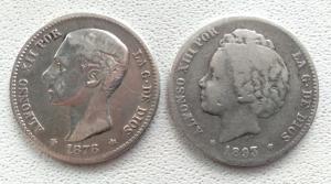 1 песета 1876, 1 песета 1893, Испания (1).jpg